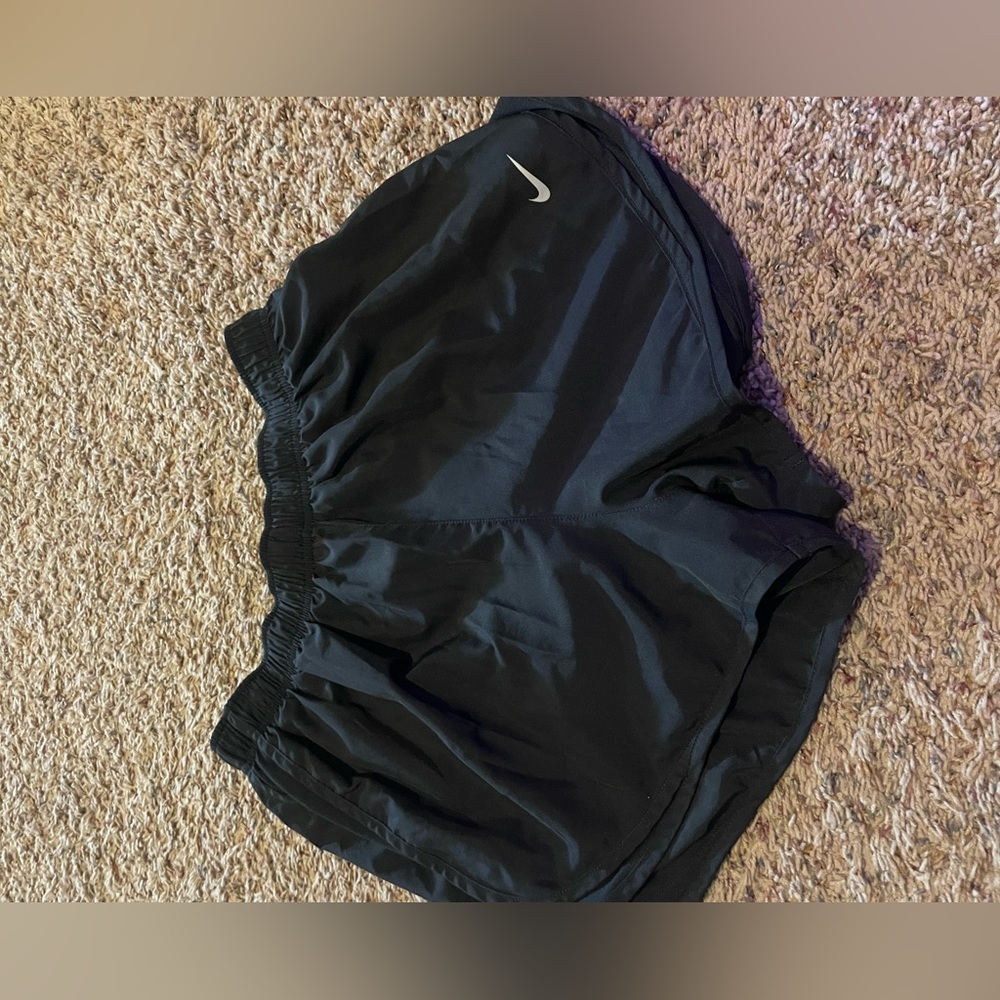 black nike shorts